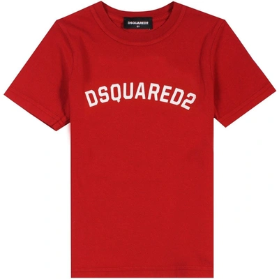 Shop Dsquared2 Kids T-shirt In Red