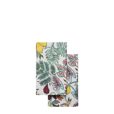 Shop La Doublej Tablemat Set Of 2 (35x45) In Botanical