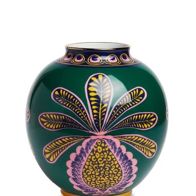La Doublej X Ancap Medium Bubble Vase - Big Pineapple Verde In Big Pineapple Verde