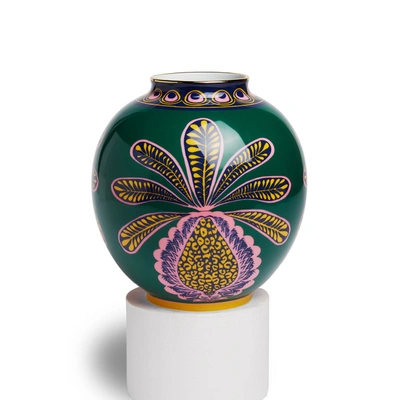 La Doublej X Ancap Medium Bubble Vase - Big Pineapple Verde In Big Pineapple Verde