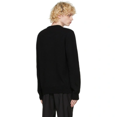 Shop Dolce & Gabbana Dolce And Gabbana Black Cashmere And Wool Dna Sweater In S9000 Black