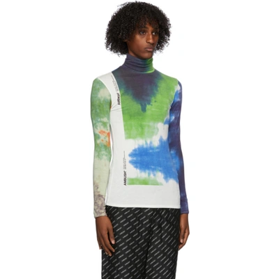 Shop Ambush Multicolor Tie-dye Turtleneck