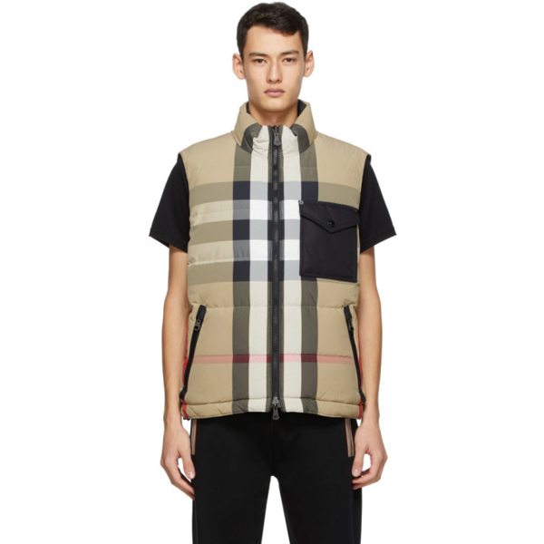 burberry down vest