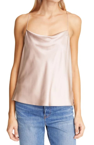 Shop Cami Nyc The Aggie Rose Dust Silk Camisole