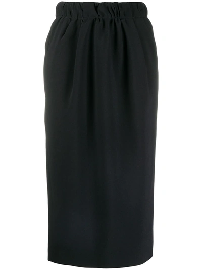 Shop N°21 Chain-detail Pencil Skirt In Black