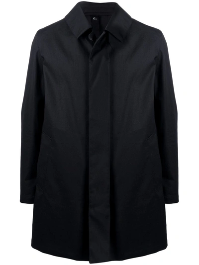 Shop Mackintosh Cambridge Raintec Coat In Black