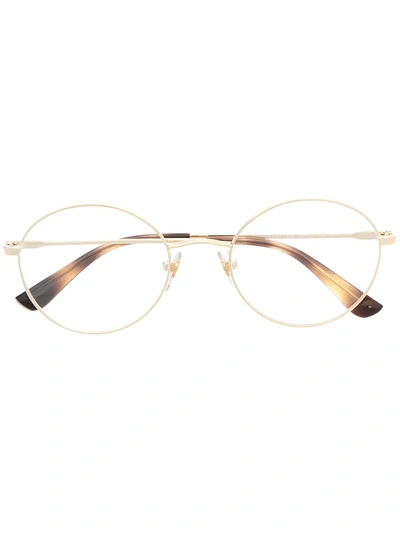 Shop Vogue Eyewear 4127 Unisex Optical Glasses In Gold