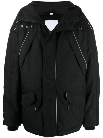 Shop Napa By Martine Rose Padded Zip-up Jacket In Black
