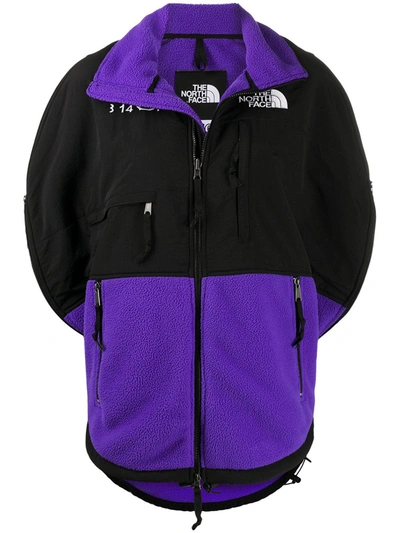 Shop Mm6 Maison Margiela X The North Face Circle Two-tone Jacket In Purple