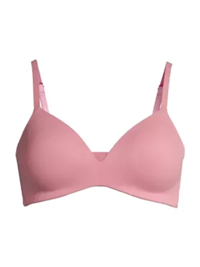 Shop Wacoal How Perfect Wire-free T-shirt Bra In Heather Rose