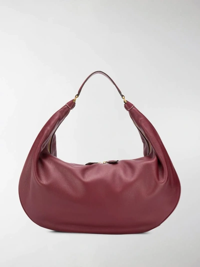 Shop Staud Sasha Tote Bag In Red