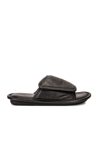 Shop Balenciaga Home Sandals In Black