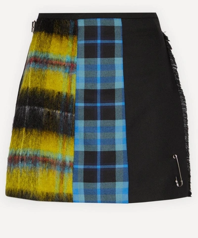 Shop Le Kilt Charlotte 18-inch Mix-and-match Mohair Wool Kilt In Multi
