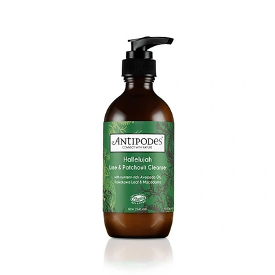 Shop Antipodes Hallelujah Lime And Patchouli Cleanser And Makeup Remover 200ml