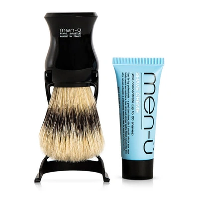 Shop Menu Barbiere Shaving Brush And Stand - Black
