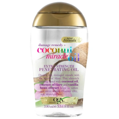 Shop Ogx Damage Remedy+ Coconut Miracle Oil Extra Strength Penetrating Oil 100ml