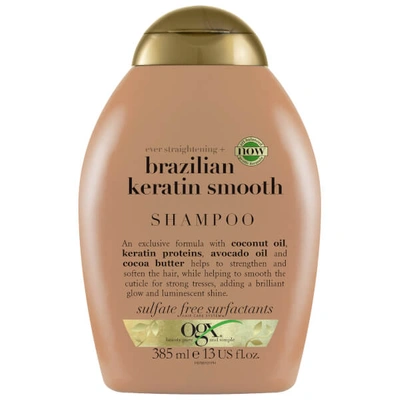 Shop Ogx Ever Straightening+ Brazilian Keratin Smooth Shampoo 385ml