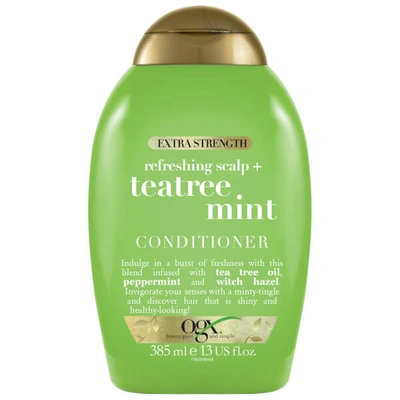 Shop Ogx Refreshing Scalp+ Teatree Mint Extra Strength Conditioner 386ml