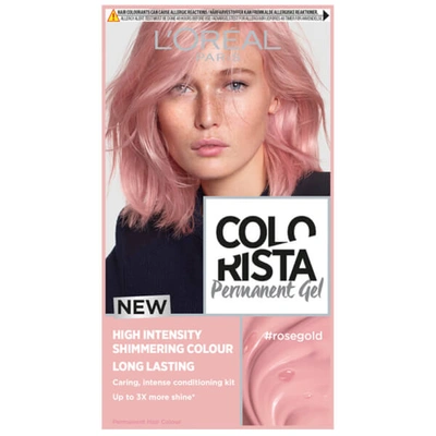 Shop L'oréal Paris Colorista Permanent Gel Hair Dye (various Shades) - Rose Gold