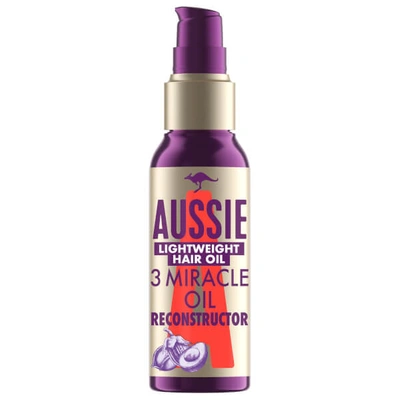 Shop Aussie 3 Miracle Hair Oil Reconstructor Lightweight Treatment 100ml