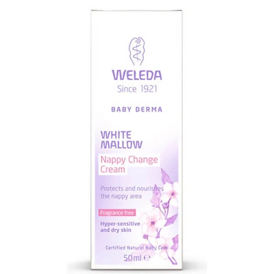 Shop Weleda Baby Derma White Mallow Nappy Cream 50ml