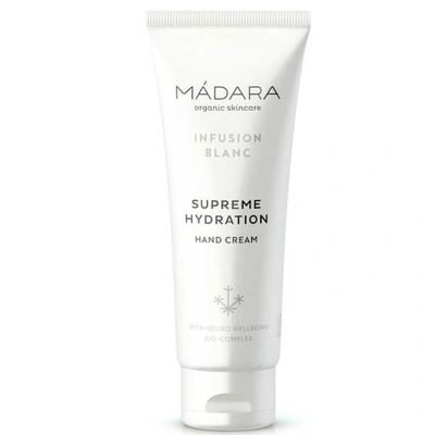 Shop Madara Mádara Infusion Blanc Supreme Hydration Hand Cream 75ml