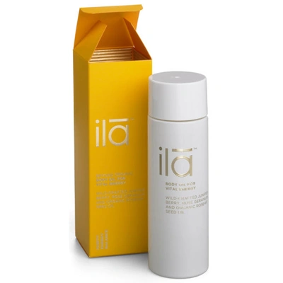 Shop Ila-spa Body Oil For Vital Energy 3.4 oz