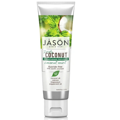 Shop Jason Strengthening Coconut Mint Toothpaste 119g