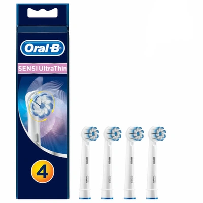 Shop Oral B Oral-b Sensi Ultrathin Replacement Toothbrush Heads (pack Of 4)
