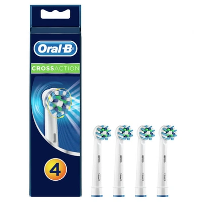 Shop Oral B Oral-b Cross Action Toothbrush Head Refills (pack Of 4)