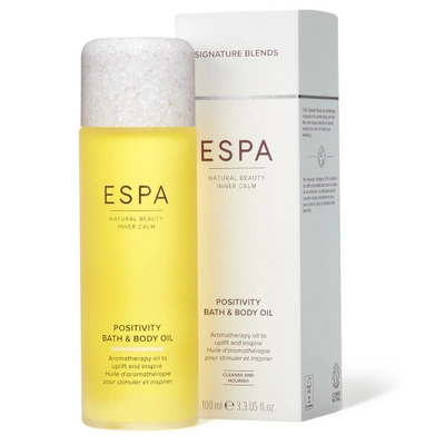 Shop Espa Positivity Bath And Body Oil 100ml