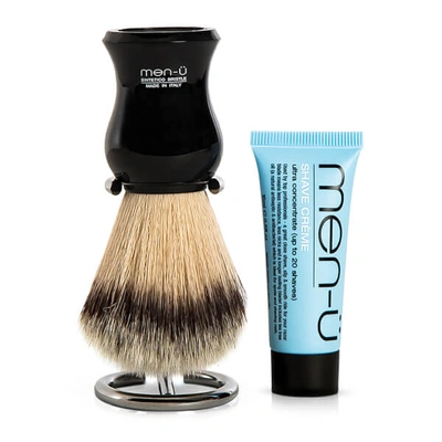 Shop Menu Premier Shaving Brush & Stand - Red