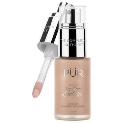 Shop Pür 4-in-1 Love Your Selfie Longwear Foundation And Concealer 30ml (various Shades) - Tp2/warm Nude