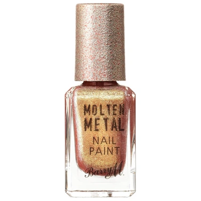 Shop Barry M Cosmetics Molten Metal Nail Paint (various Shades) - Golden Hour