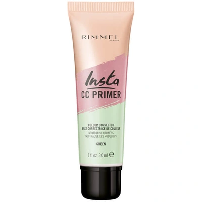 Shop Rimmel Insta Colour Correcting Primer 30ml (various Shades) - Green