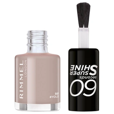 Shop Rimmel 60 Seconds Super Shine Nail Polish 8ml (various Shades) - 561 Yolo