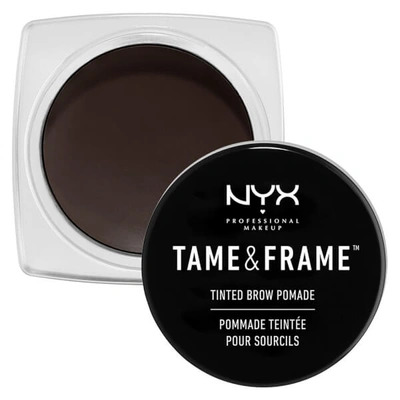 Shop Nyx Professional Makeup Tame & Frame Tinted Brow Pomade (various Shades) - Black