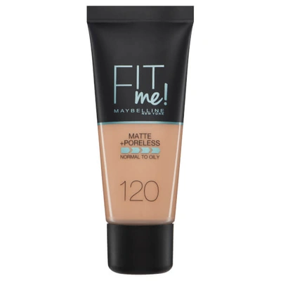 Shop Maybelline Fit Me! Matte And Poreless Foundation 30ml (various Shades) - 120 Classic Ivory