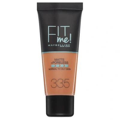Maybelline Fit Me! Matte And Poreless Foundation 30ml (various Shades) - 335 Classic Tan In 335 Classic Tan