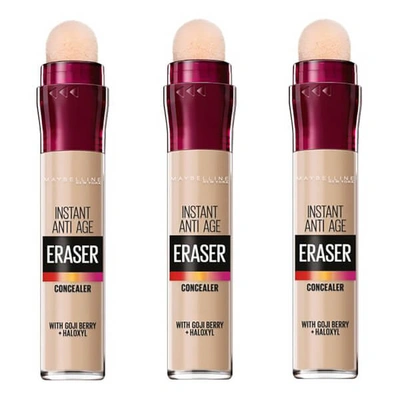 Maybelline Eraser Eye Concealer Light X 3 (worth £29.97)
