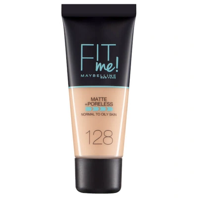 Shop Maybelline Fit Me! Matte And Poreless Foundation 30ml (various Shades) - 128 Warm Nude