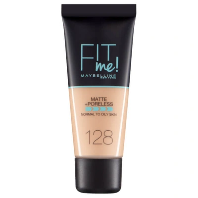 Maybelline Fit Me! Matte And Poreless Foundation 30ml (various Shades) - 128 Warm Nude In 128 Warm Nude