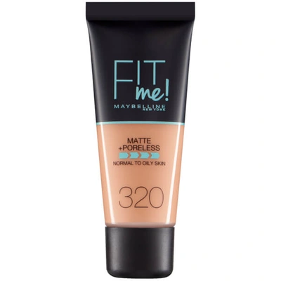 Shop Maybelline Fit Me! Matte And Poreless Foundation 30ml (various Shades) - 320 Natural Tan