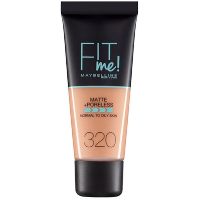 Maybelline Fit Me! Matte And Poreless Foundation 30ml (various Shades) - 320 Natural Tan In 320 Natural Tan