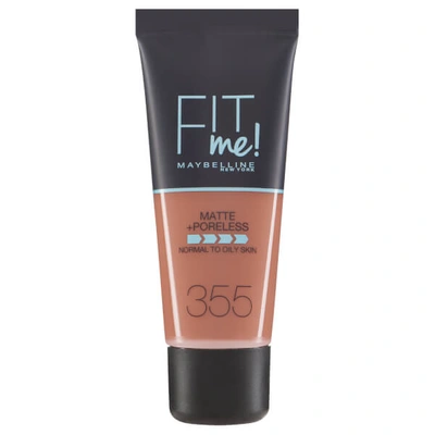 Maybelline Fit Me! Matte And Poreless Foundation 30ml (various Shades) - 355 Pecan In 355 Pecan