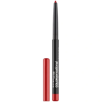Shop Maybelline Colorshow Shaping Lip Liner (various Shades) - Brick Red