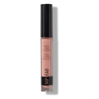 Shop Nip+fab Make Up Matte Liquid Lipstick 2.6ml (various Shades) - Toffee