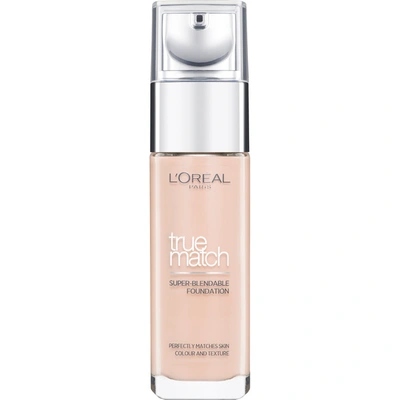 L'oréal Paris True Match Liquid Foundation With Spf And Hyaluronic Acid 30ml (various Shades) - 1c Rose Ivory In Rose Ivory
