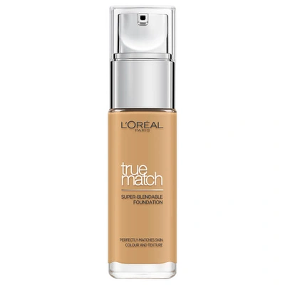 L'oréal Paris True Match Liquid Foundation With Spf And Hyaluronic Acid 30ml (various Shades) - 6w Golden Honey In 6w Golden Honey