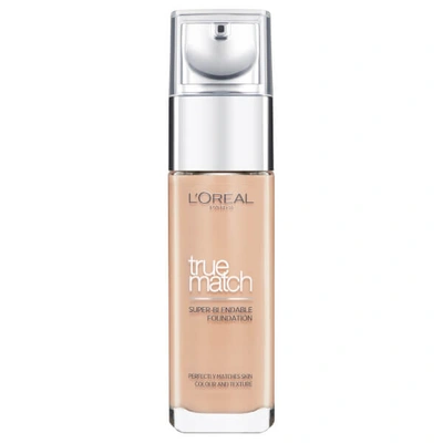 L'oréal Paris True Match Liquid Foundation With Spf And Hyaluronic Acid 30ml (various Shades) - 7w Golden Amber In 7w Golden Amber